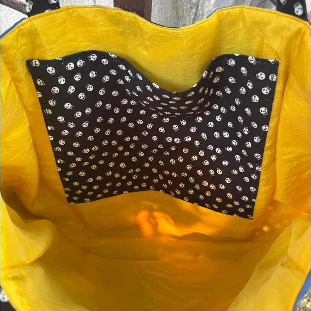Pin Up Witches Tote Bag Handmade Sturdy Tote for Spell Books and Treats - Picture 7 of 9